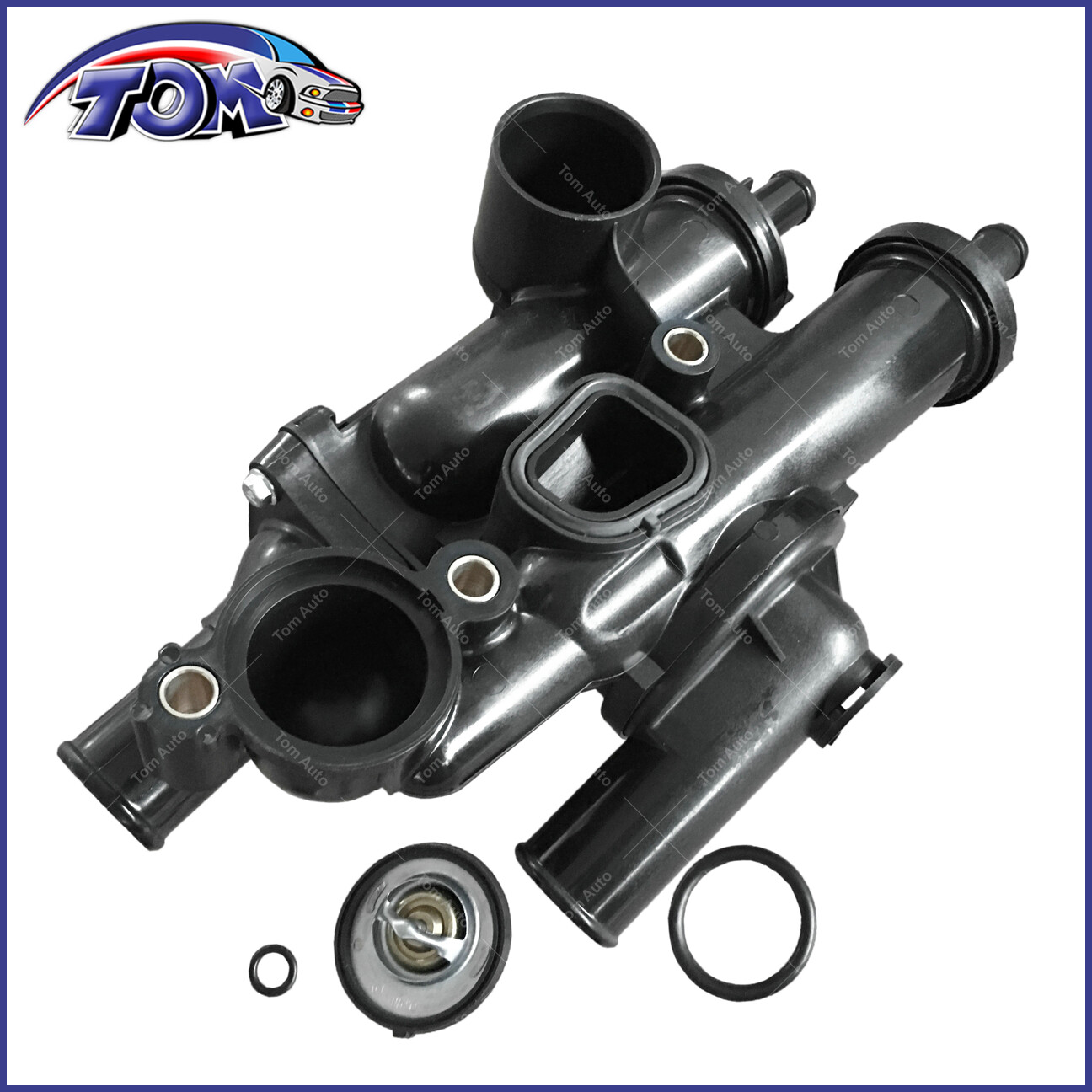 Thermostat Housing w/ Thermostat For Jeep Dodge Journey Avenger Chrysler 200