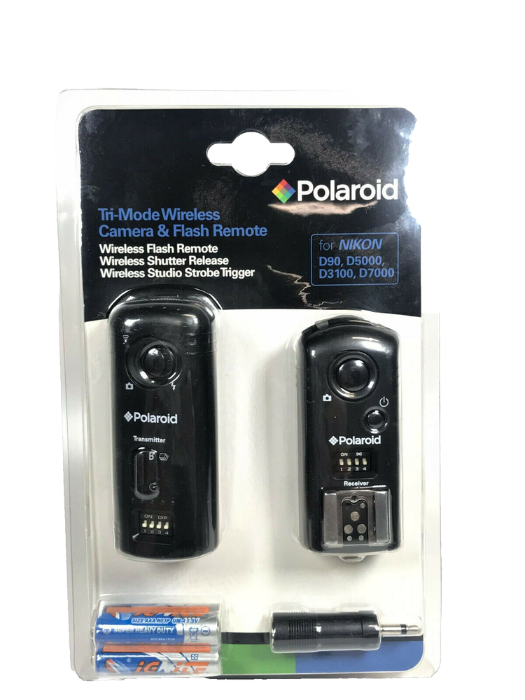 Polaroid Tri-Mode Wireless Camera & Flash Remote For Nikon D7000