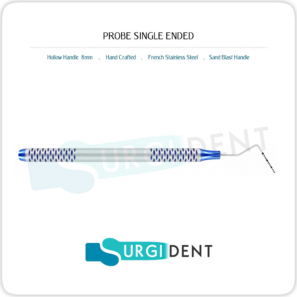 PROBE SINGLE DENTAL DIAGNOSTICS COLOR CODED PERIODONTAL EXPLORERS INSTRUMENTS