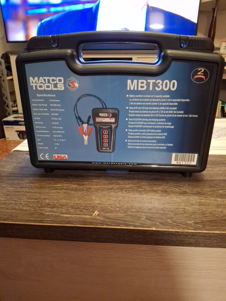 Matco Tools Digital Battery Tester MBT300