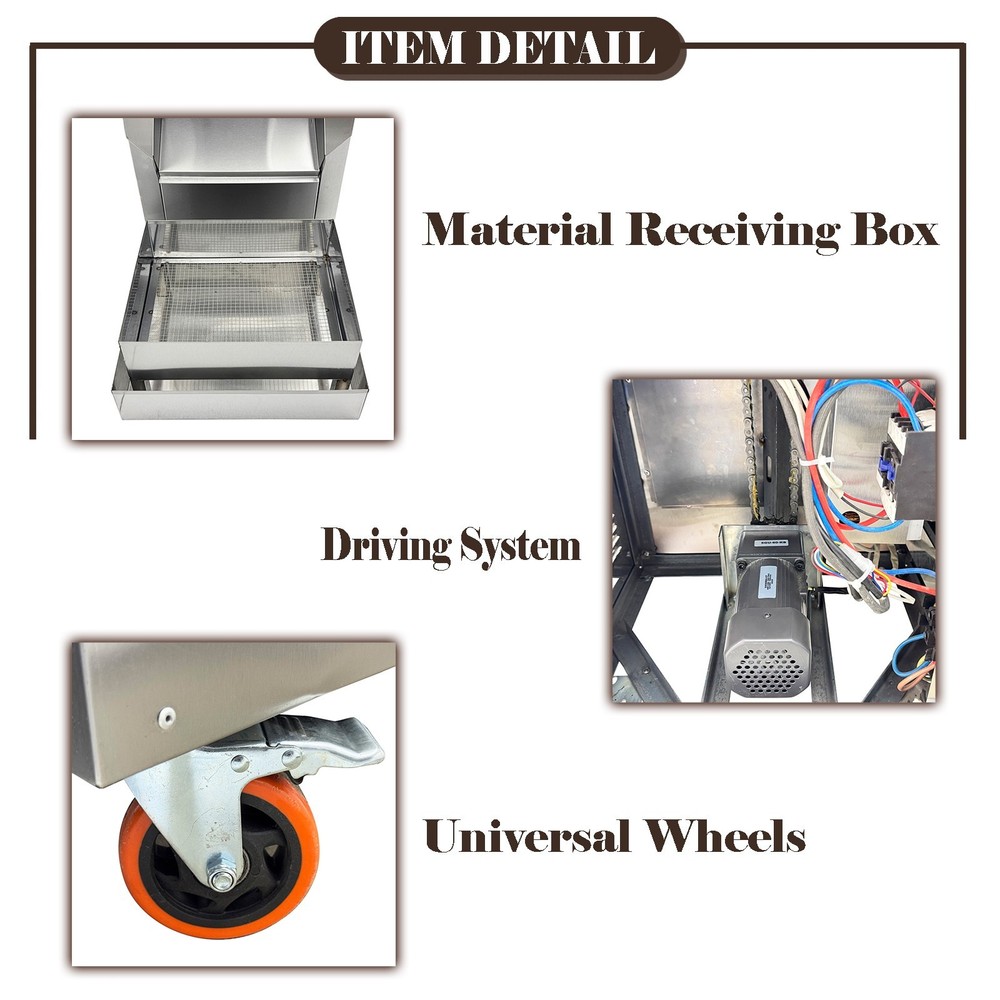 220V 1PH Fully Automatic Coffee Bean and Nut Roaster Drum Roasting Machine