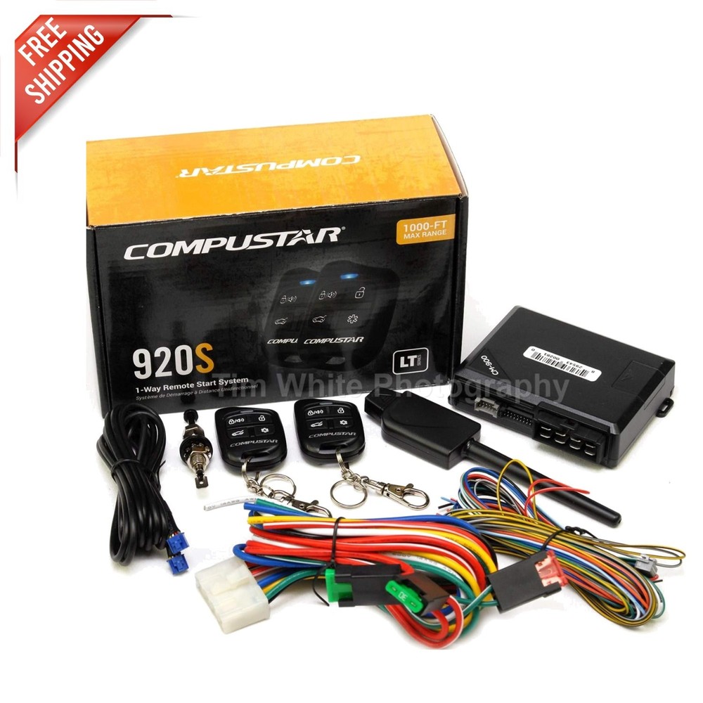 1-Way Remote Start System with Keyless Entry & Trunk Pop - 1500-ft Range