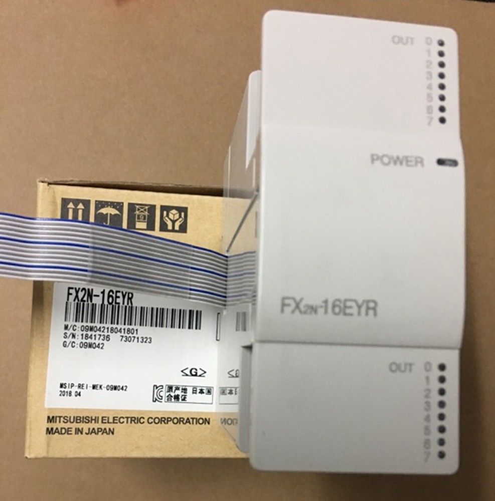 1PCS Mitsubishi FX2N-16EYR-ES/UL programmable logic controller module- US Stock