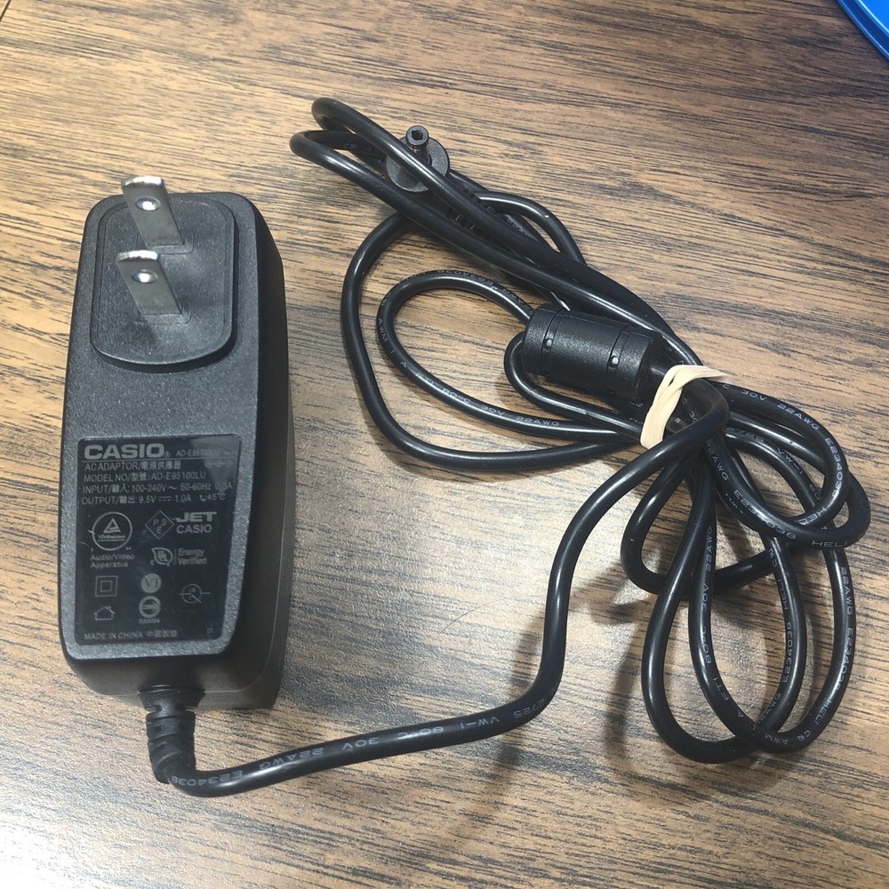 Casio Original Keyboard 9.5V AC Adapter Model AD-E95100LU