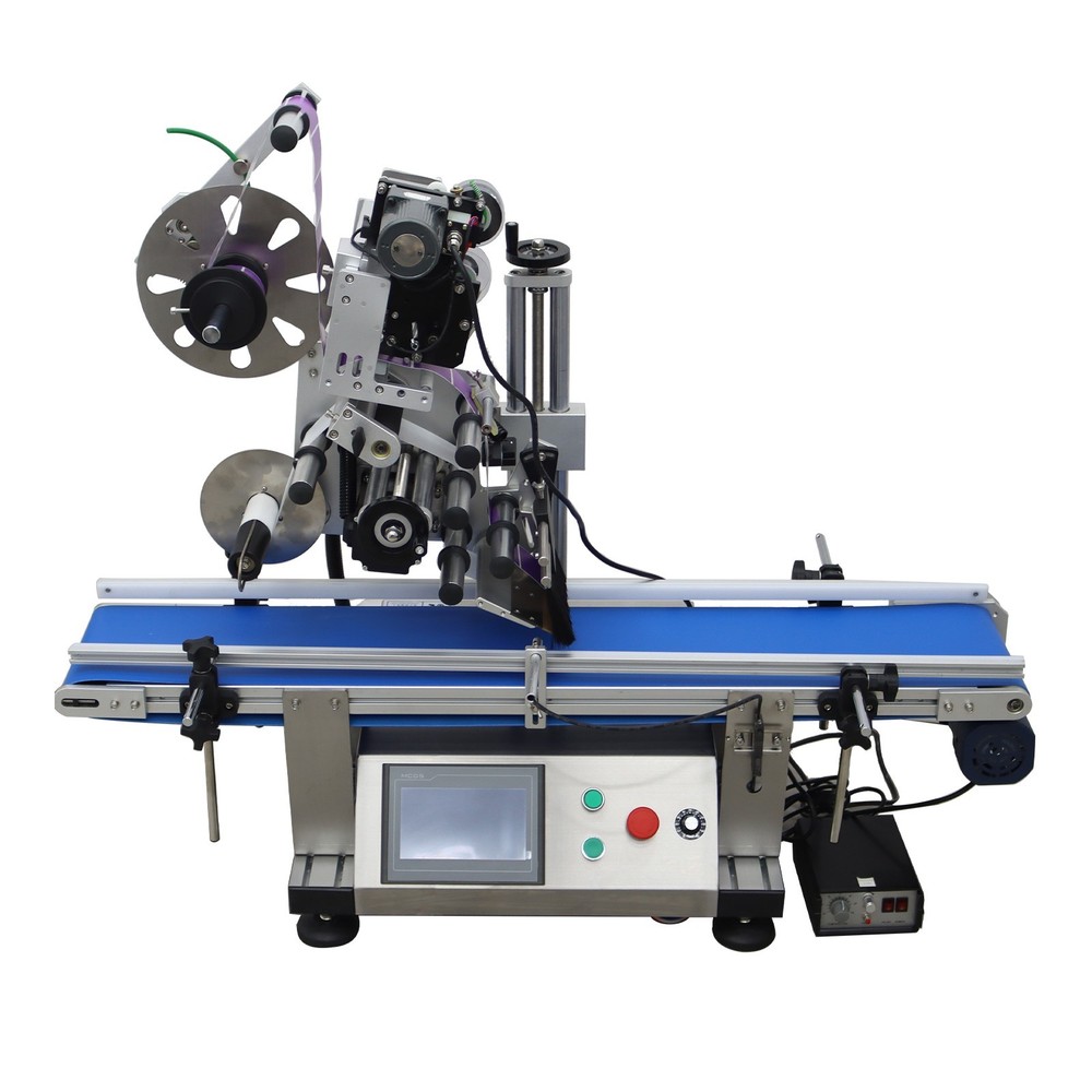 Automatic Desktop Conveyor Table Plate Coding Labeling Machine 25-50PCS/min 800W