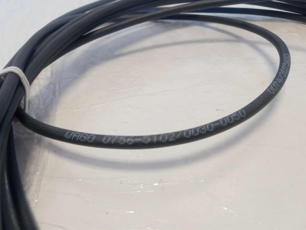 WAGO 756-5102/030-050 Sensor/Actuator cable; M8 socket; angled; 3-pole; Length: