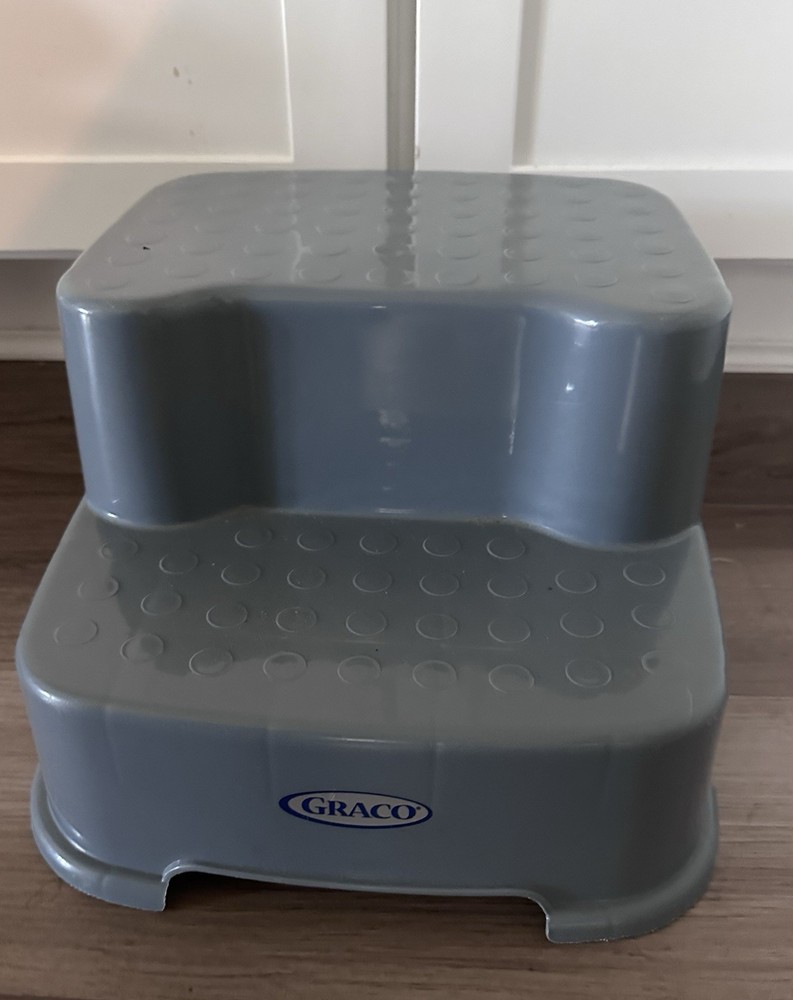 2 Step Transitions Step Stool, Gray