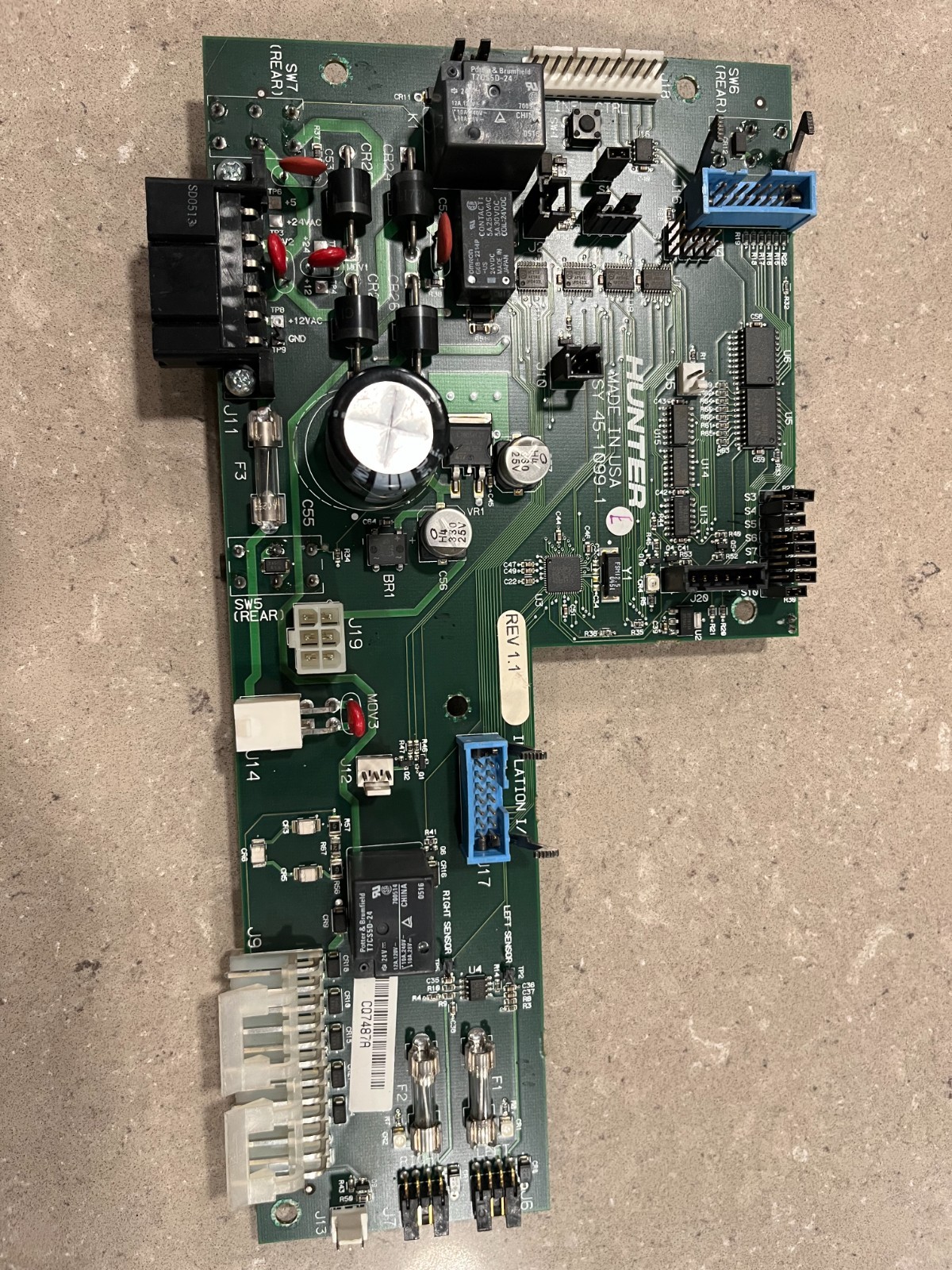 Hunter Engineering RX Alignment Lift Control Board 45-1099-1