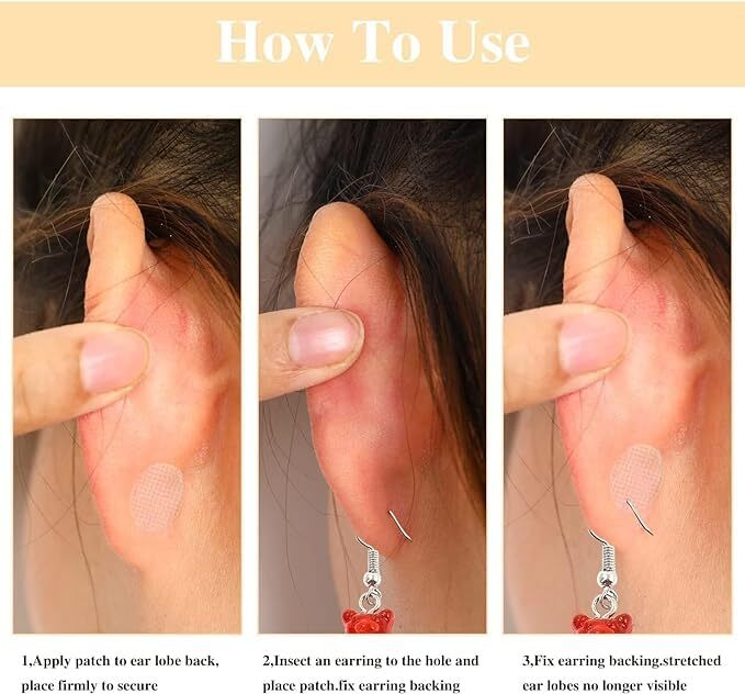 Lobe Wonder - The ORIGINAL Ear Support Patch for Pierced Ears -...