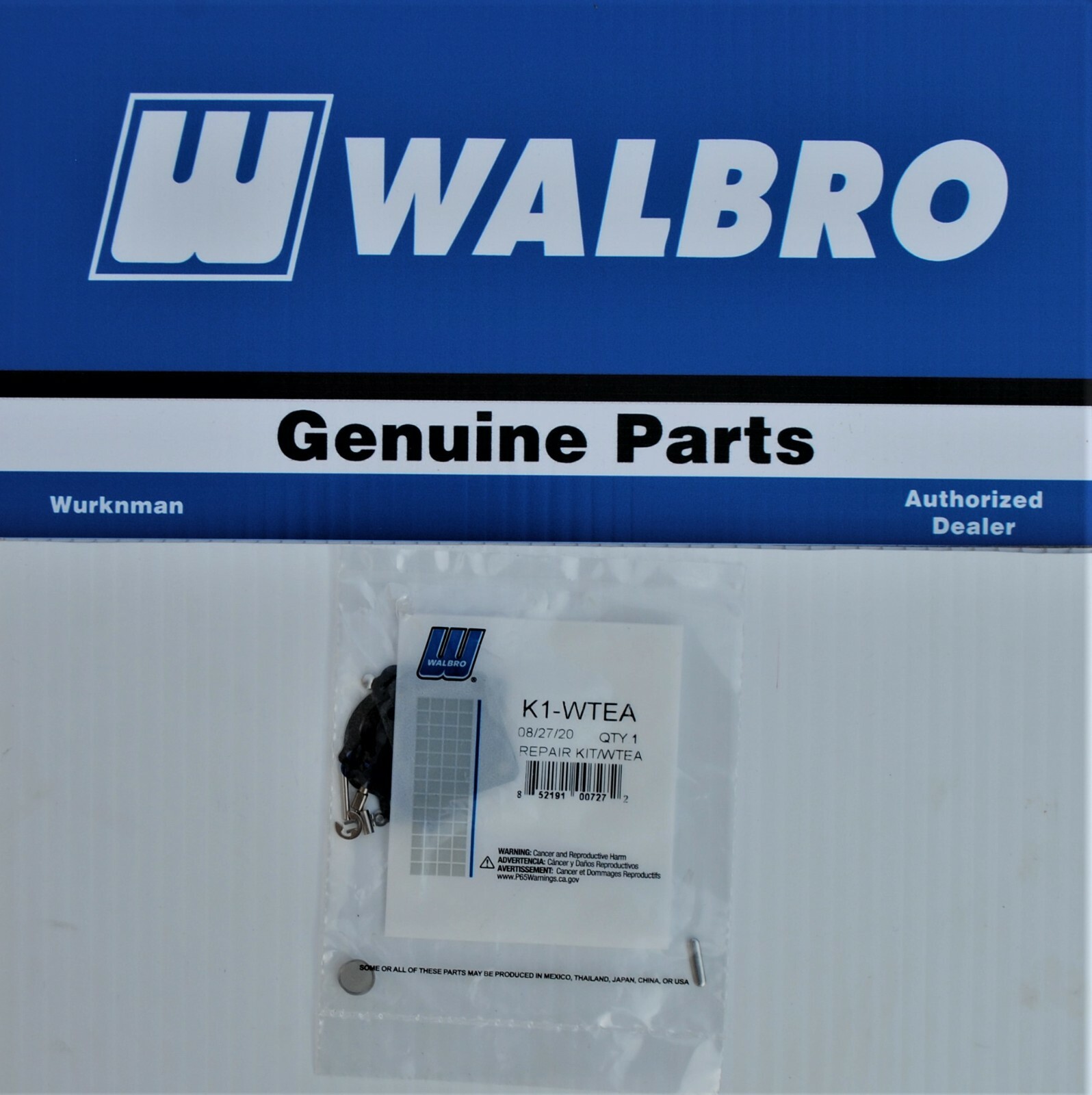 Genuine OEM  Walbro K1-WTEA Carburetor Repair Rebuild Kit Fits 455 Rancher 460