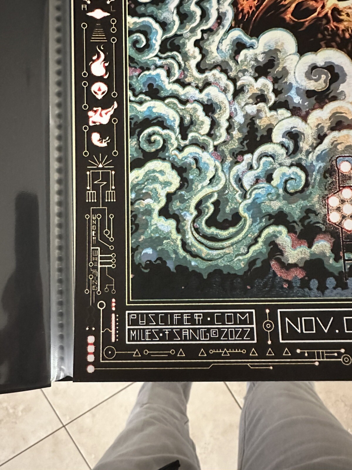 Miles Tsang Puscifer AP Poster Toronto 2022 S/N XX/75