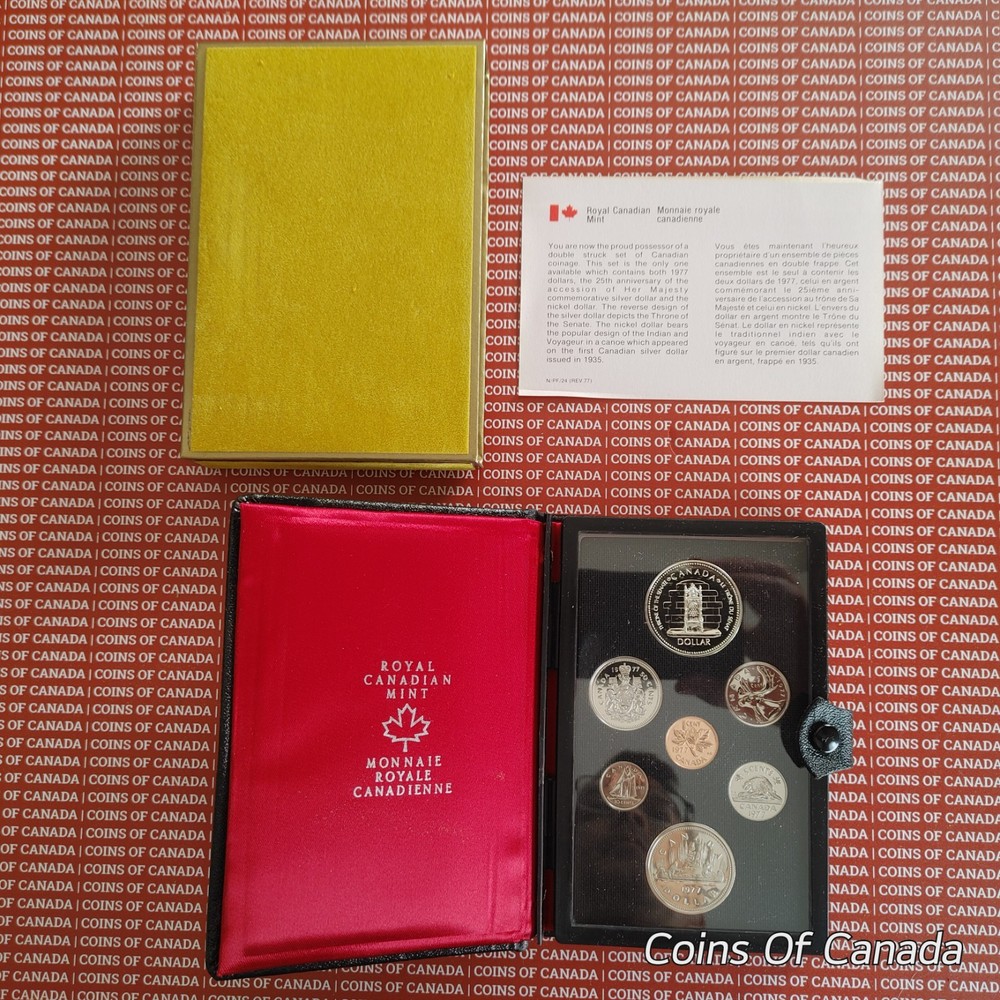 1977 Canada Specimen Set - with Jubilee Silver Dollar - Proof Set #coinsofcanada