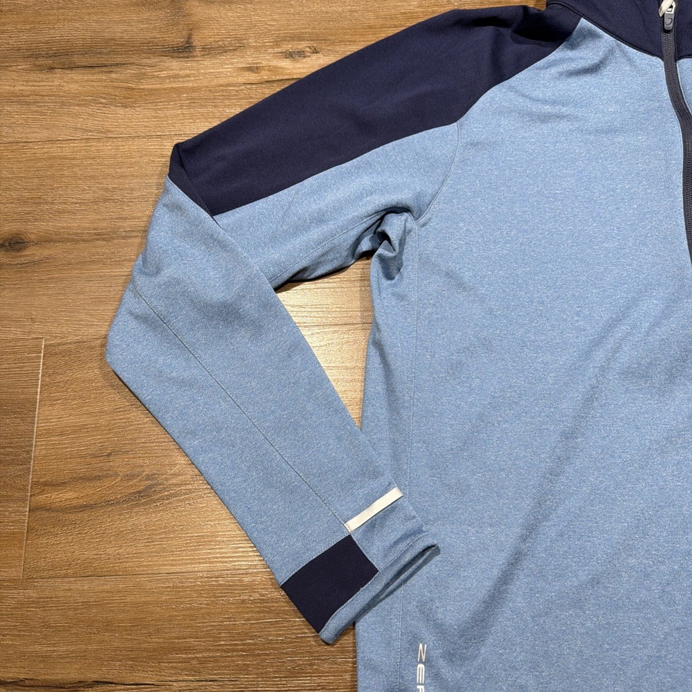 Zero Restriction Z425 1/4 Zip Pullover Size MEDIUM Peconic Blue Golf Ocean Reef