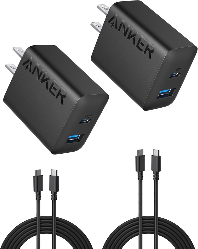 Anker iPhone 17/16 Charger, 2-Pack 20W Fast USB C Charger Block|Refurb