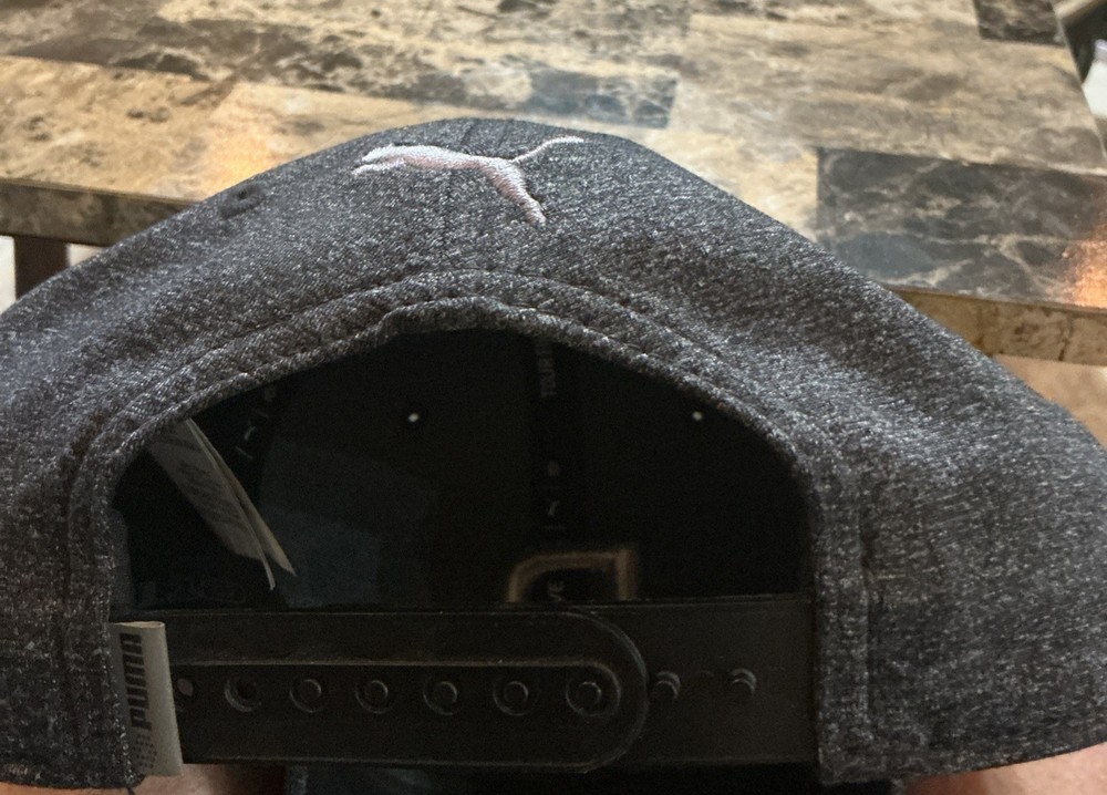 Puma Gray SnapBack 110 Style Hat New without Tag