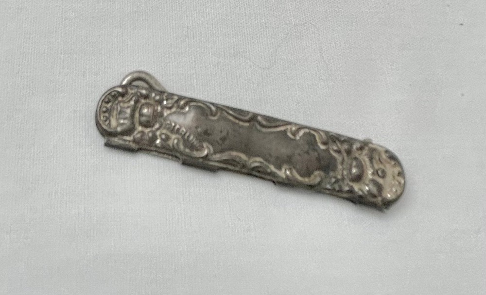 Antique Sterling Silver Folding Button Hook