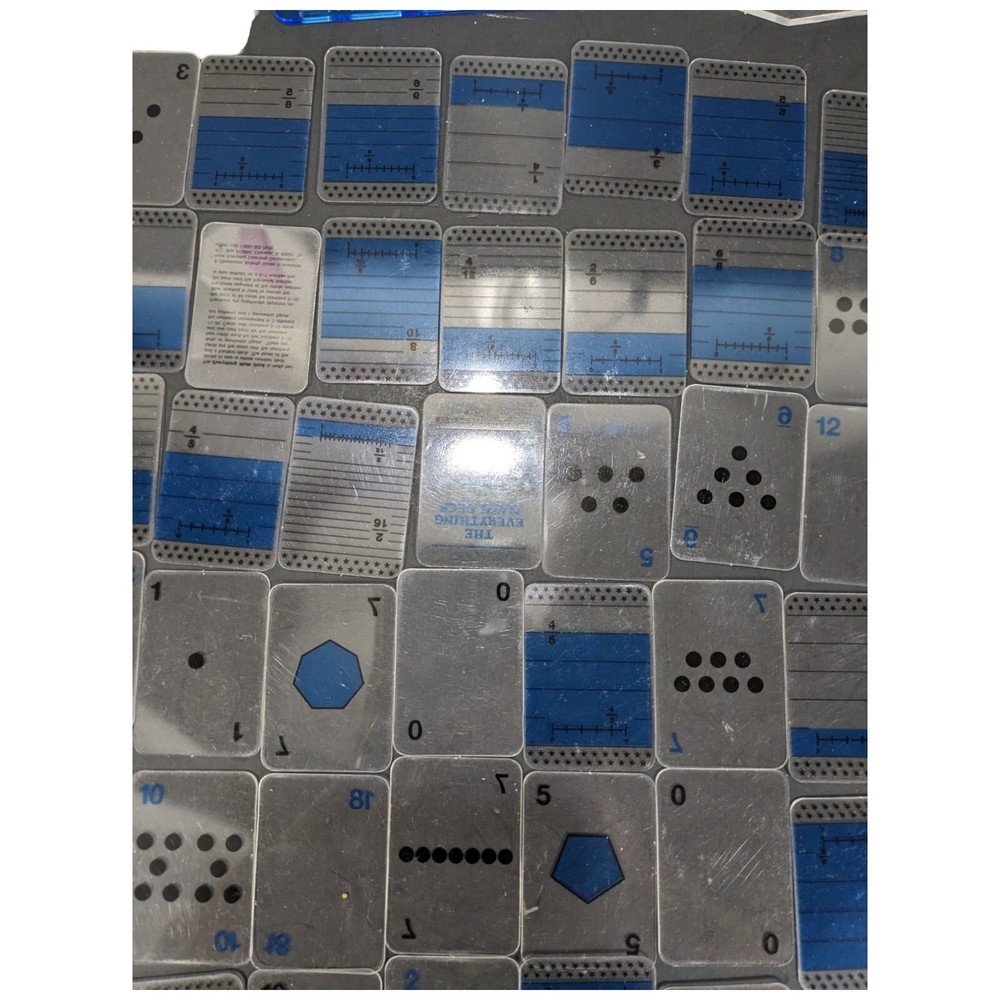 Overhead Math Manipulatives Dominoes Teaching Tiles