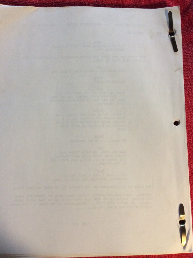 ORIGINAL SCRIPT MOSTLY GHOSTLY STERLING BEAUMON NOAH CYRUS R L STINE