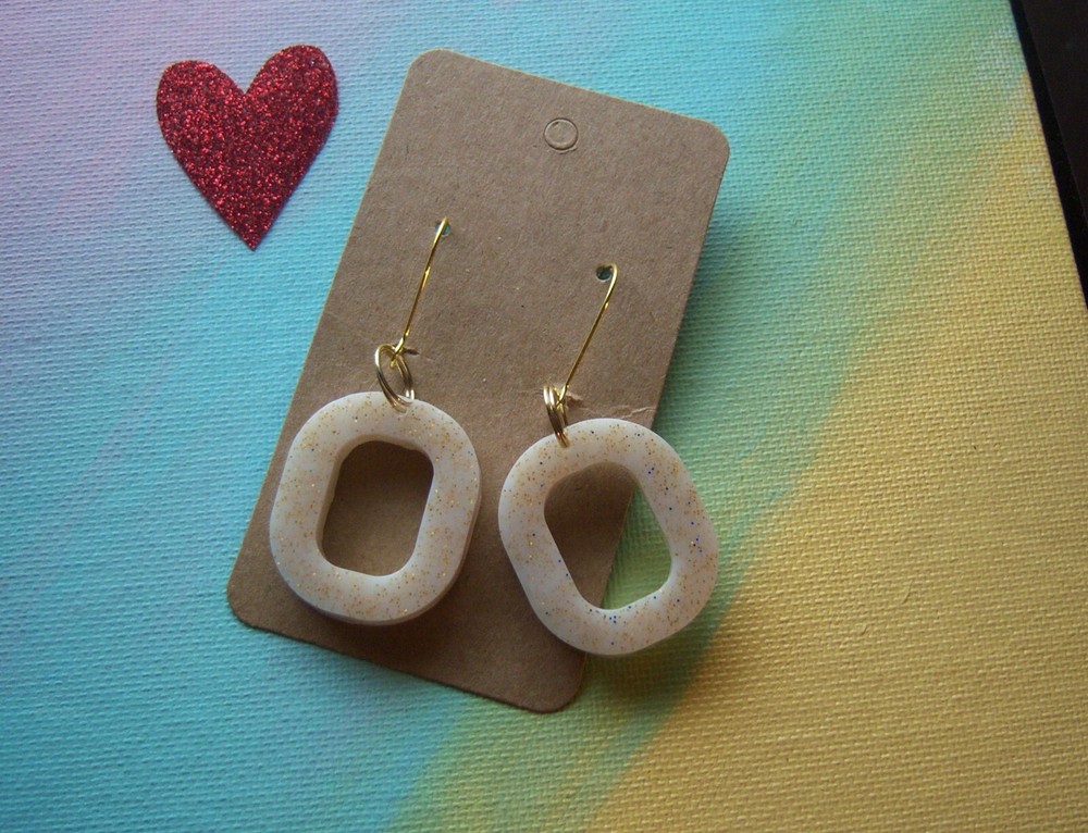 Handmade Post/ Studs Earrings by Granny #3