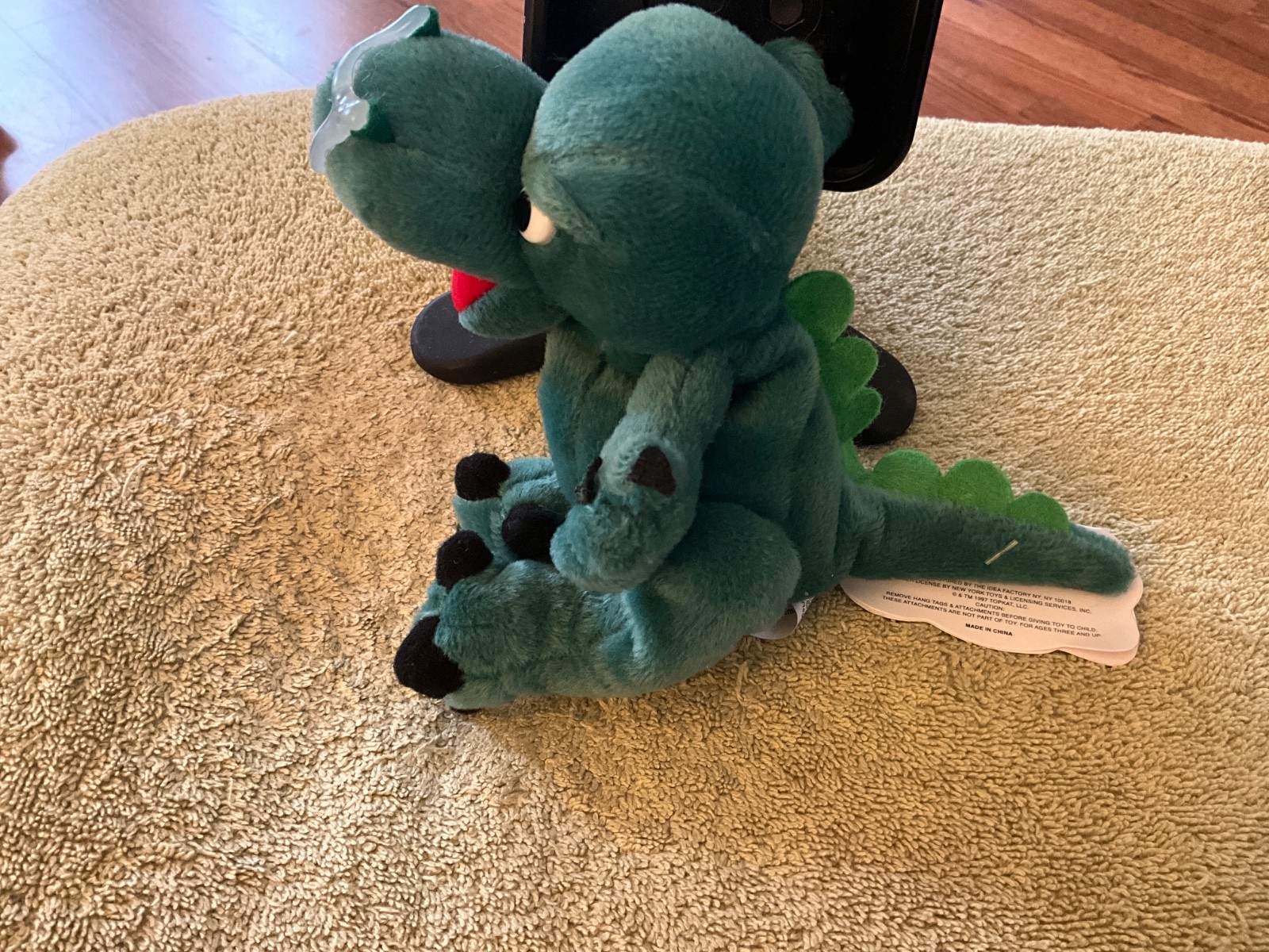 New Vintage 1997 Meanies Series 1 HURLEY THE TOUCAN Bean Bag Plush