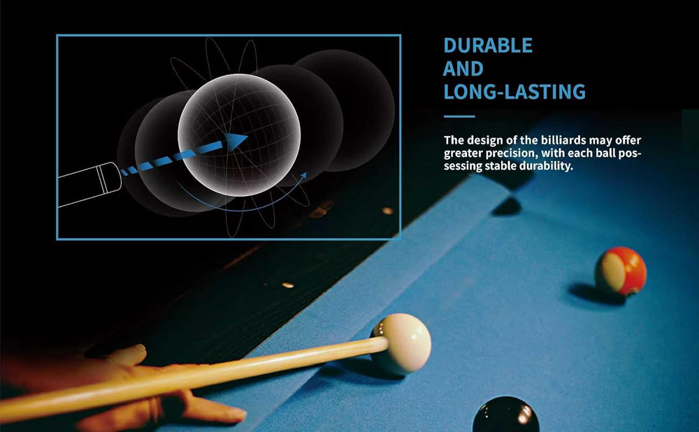 Mini Billiard Pool Balls Set - 1.5" Billiard Balls Set