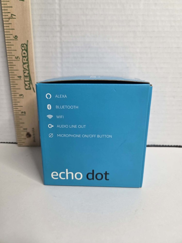 Amazon Echo Dot Smart Speaker with Alexa Voice Control 3rd Gen Charcoal Open Box