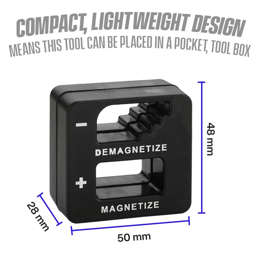 MAGNETIZER DEMAGNETIZER MAGNETIC TOOL FOR SCREWDRIVER TIPS SCREW BITS