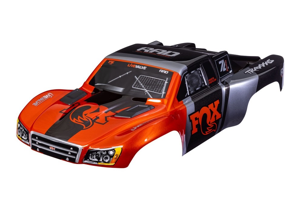Traxxas Slash VXL Fox Clipless Body TRA6849FOX