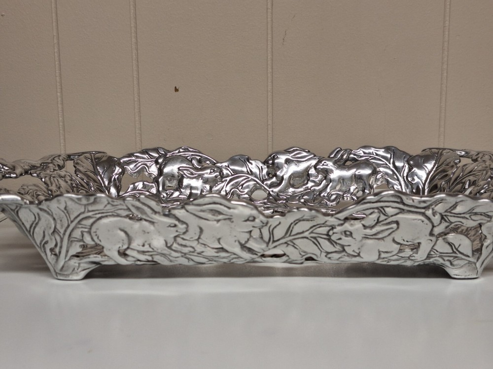 Arthur Court Bunny 3 Qt Casserole W/Pyrex, Original Box