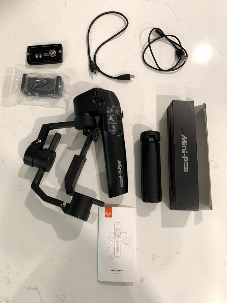 Moza Mini-P Max Gimbal Stabilizer Camera & Smartphone Holder USB Complete w/Box