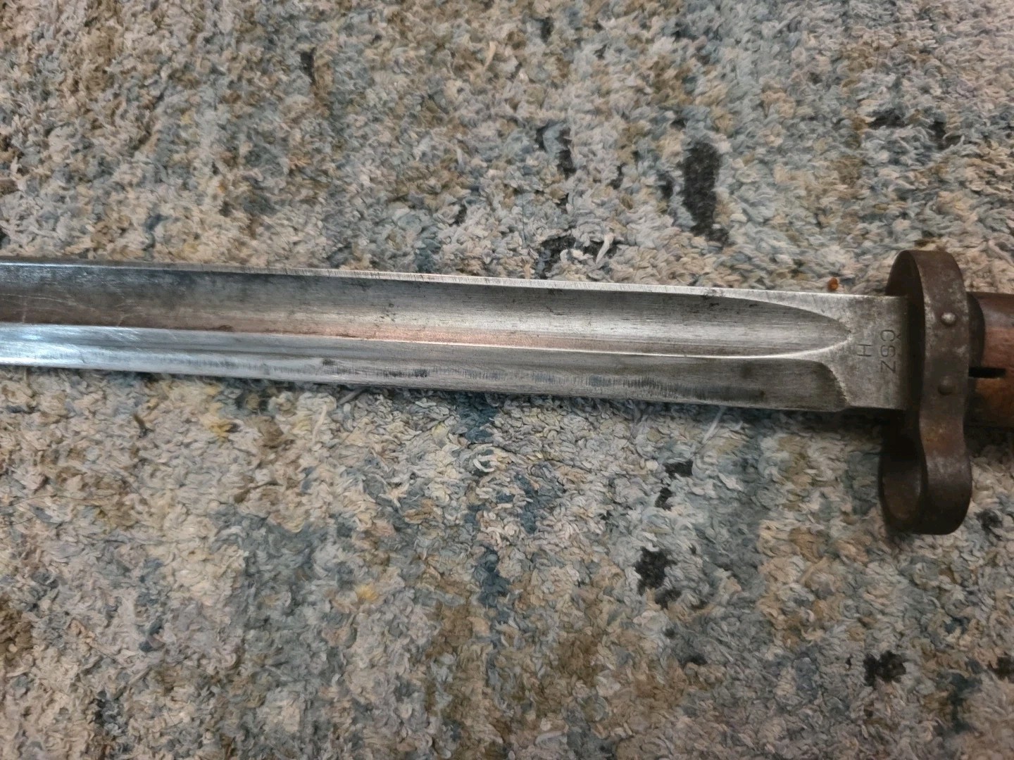 CSZ- H Bayonet & Matching Scabbard Original WWII
