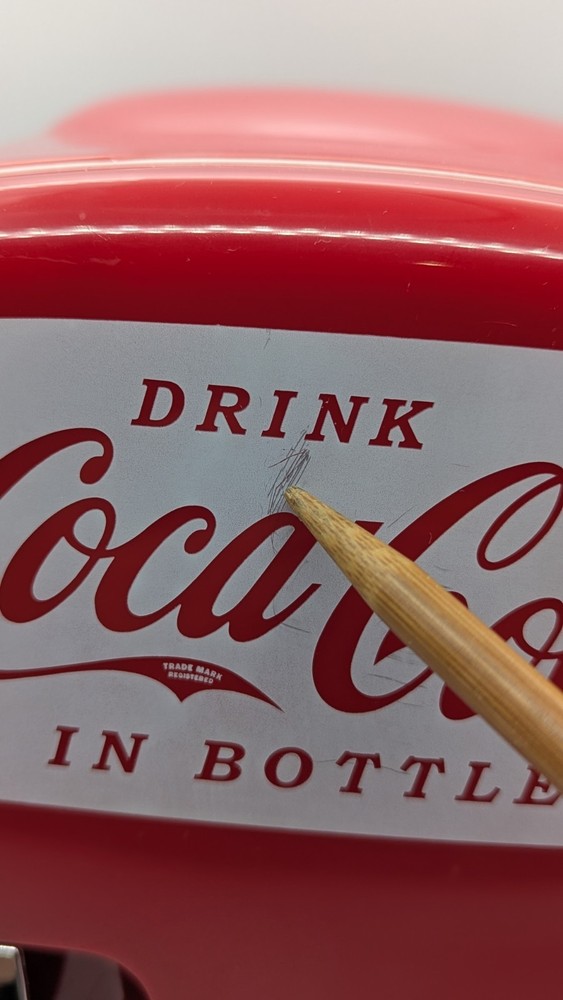 Vintage Coca-Cola Mini Fridge Hot Cold