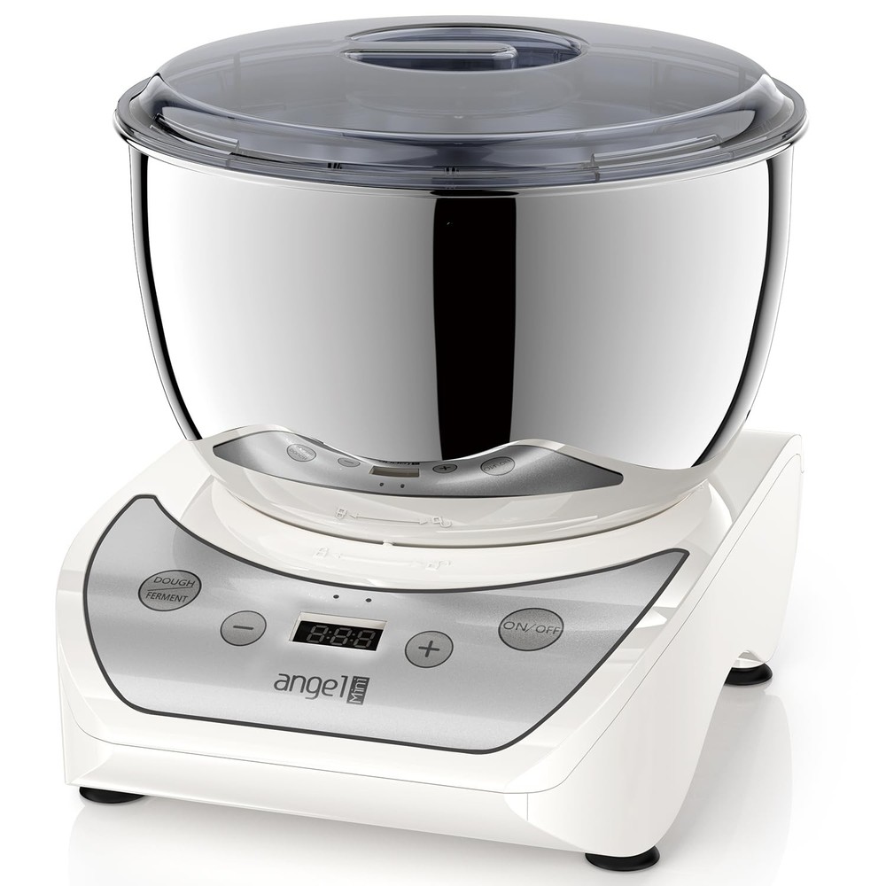 Dough Maker with Ferment Function, 5.5QT Dough Mixer Machine with 304 Stainle...