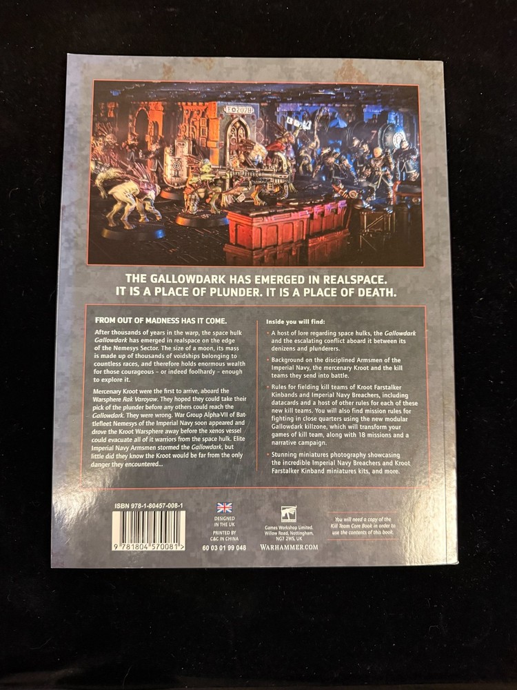 Games Workshop Warhammer 40K Kill Team Into the Dark Rulebook