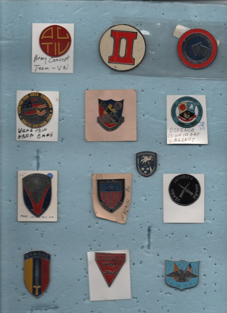 VIETNAM BEERCAN CREST, UNKNOWN PINBACK