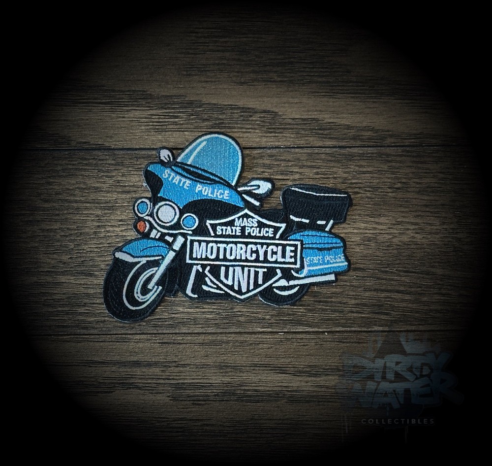 Mass State Police Motorcycle Unit Patch New
