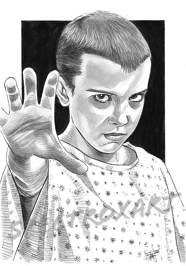 ORIGINAL ART "Eleven" by Spectroxart