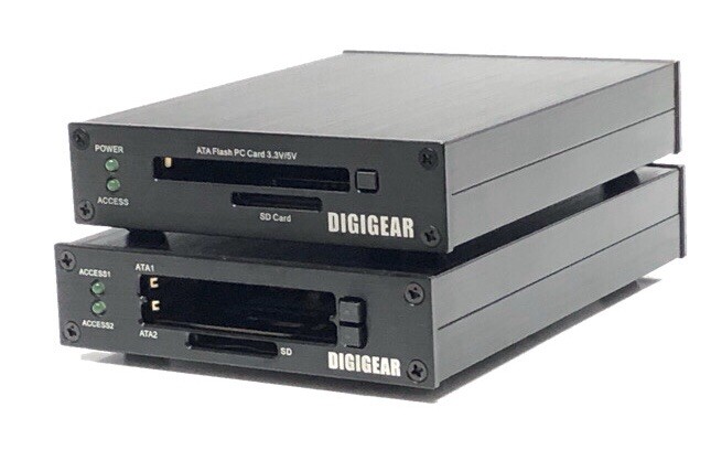 DIGIGEAR ATA Flash PCMCIA PC Card SD SDHC SDXC USB 3.0 Card Reader omnidrive