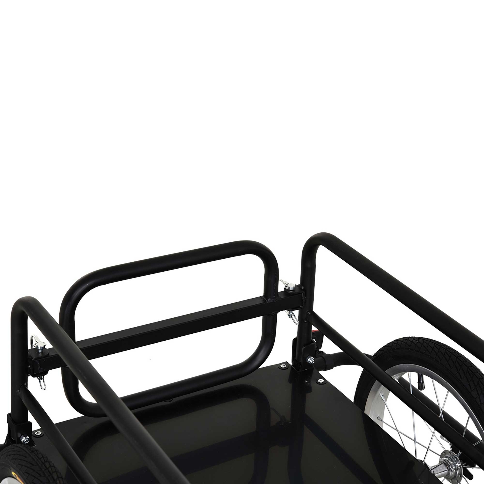Foldable Steel Frame Bicycle Cargo Trailer Luggage Cart Carrier 88lb Hauler