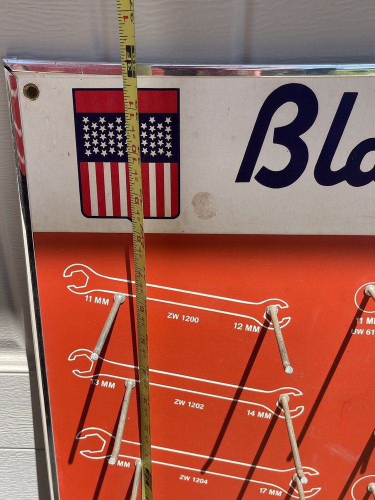 Rare Blackhawk Tools Display Board. ALAD