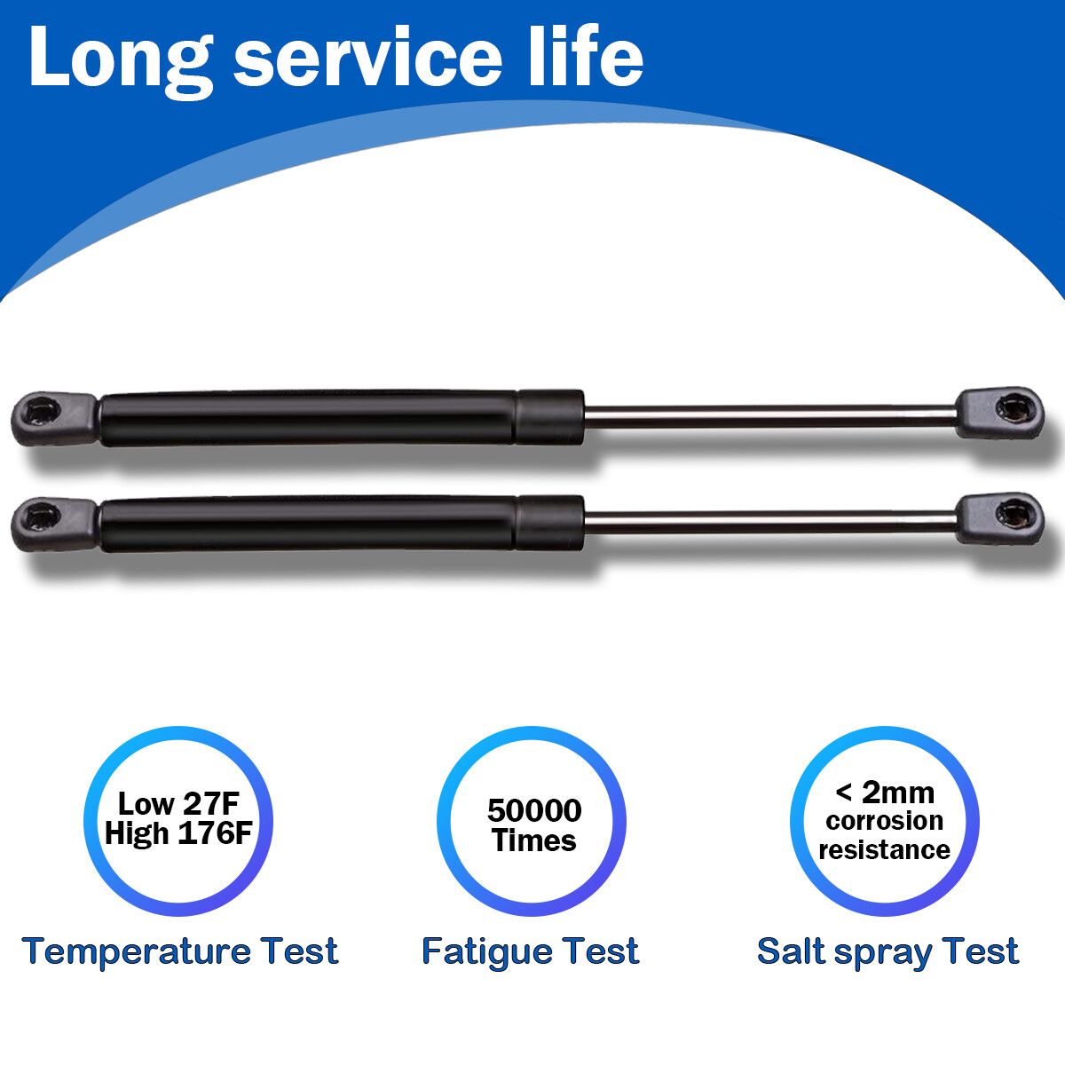 2Pcs Rear Trunk Liftgate Lift Supports W/ Power Gate For Toyota Venza 2009 -2016