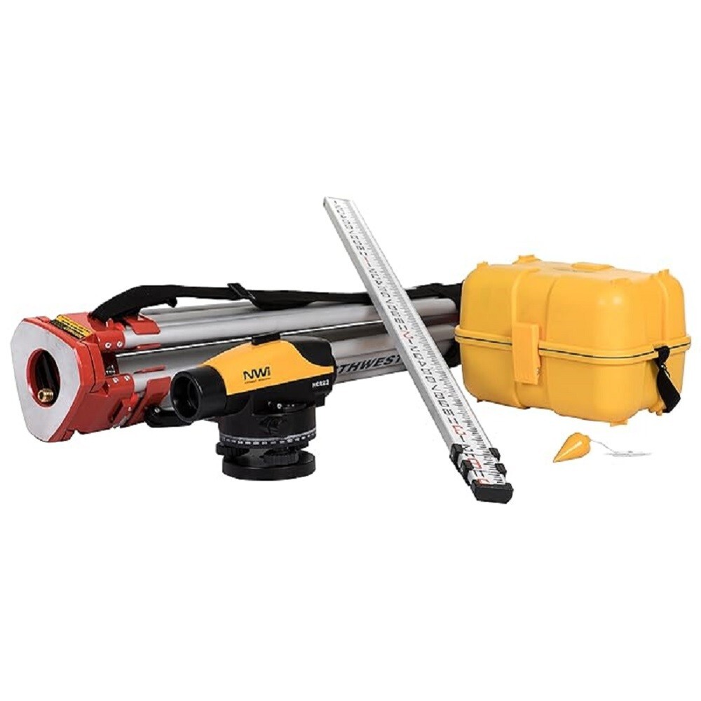 Northwest Instruments NWI 22x Contractor’s Automatic Level Package - NCLP22