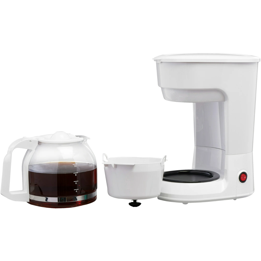 White 12 Cup Drip Coffee Make r, FreeShipping
