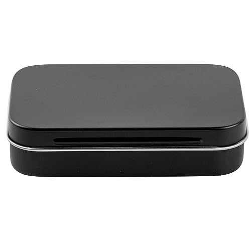 Restaurantware RW Base 4.5oz Rectangular Black Tin Containers - 10-Pack