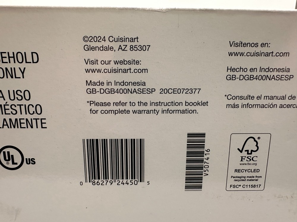 Cuisinart Automatic Grind & Brew 12-Cup Coffee Maker with Blade Grinder