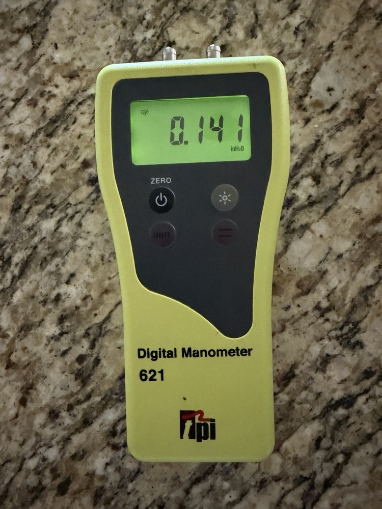 Test Products International 621 Dual Differential Input Manometer