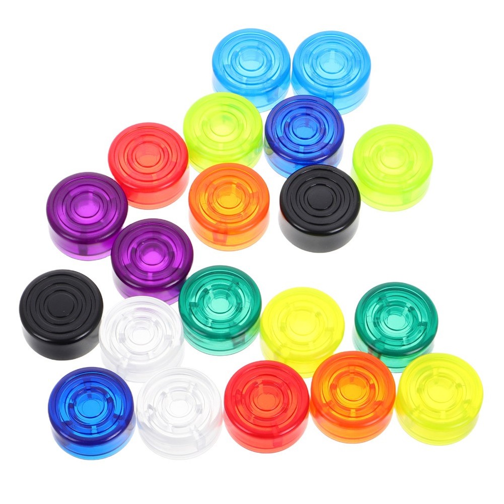20 Pcs Guitar Effect Accessories Effects Pedal Footswitch Topper