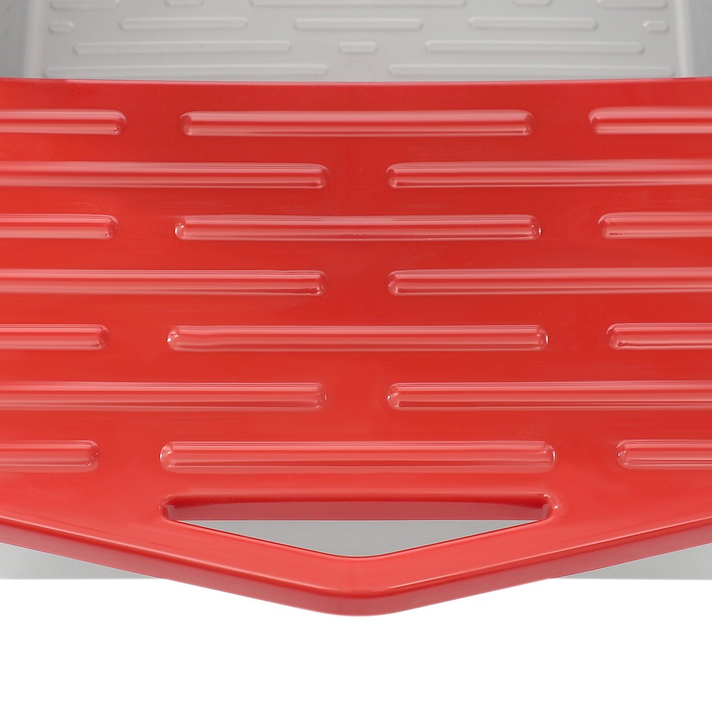 Red 3-Compartment Chicken Nesting Box Wall-mounted Rectangular Egg Collection US