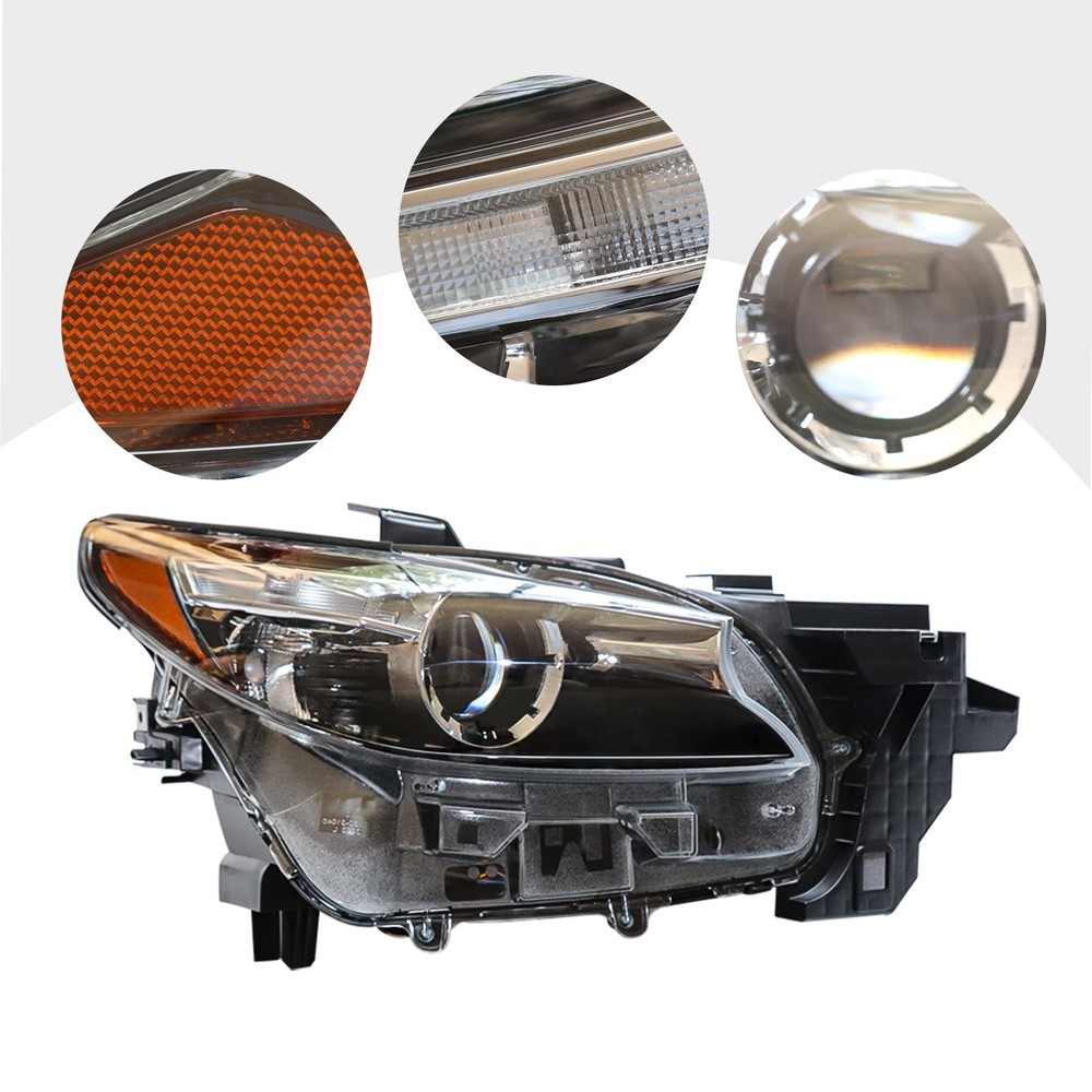 Front LED Headlights Assembly 2016-2020 CX-9 Passenger Side Right