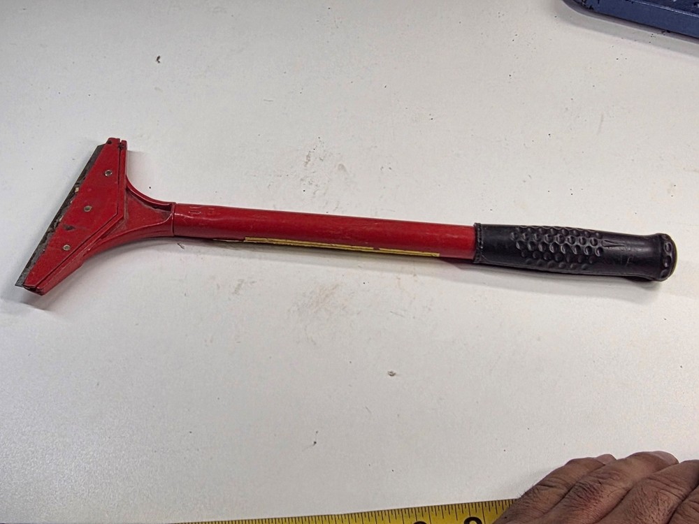 5" Wide Heavy Duty FLOOR & WINDOW & WALL SCRAPER Razor shArp Blade w/ 14" handle